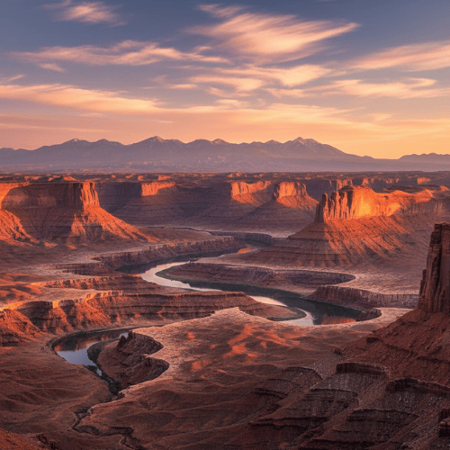 Sunset Mesa in Moab: Golden Ridges, Evening Glow & Your Tiny Home Basecamp