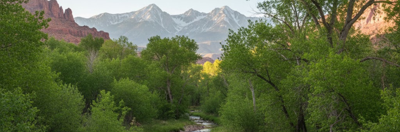 Pack Creek Near Moab: Cool Air, Cottonwoods & Your Tiny Home Basecamp